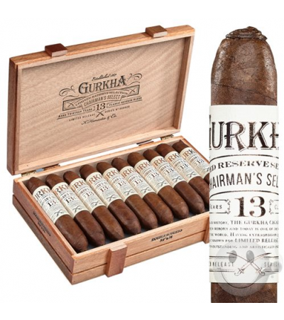 Gurkha Chairman's Select Rothschild Perfecto (4.0"x58) Box of 20