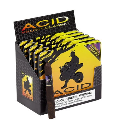 ACID Cigars by Drew Estate Krush (4.0" x 32) - Morado Maduro Pack of 50
