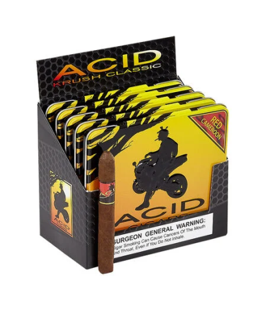 ACID Cigars by Drew Estate Krush (4.0" x 32) - Green Candela Pack of 50